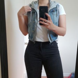 🌻HOODED▪DENIM VEST🌻